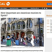 How important are American tourists to Spain?